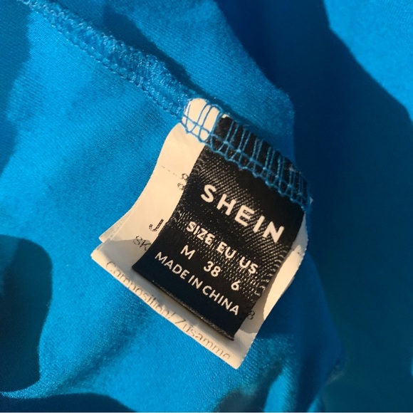 🟢3/$15 Backless Blue Shirt - Picture 3 of 6